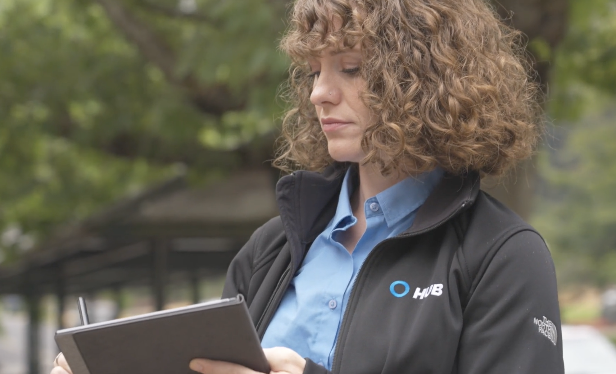Team Haugen claims specialist reviewing data